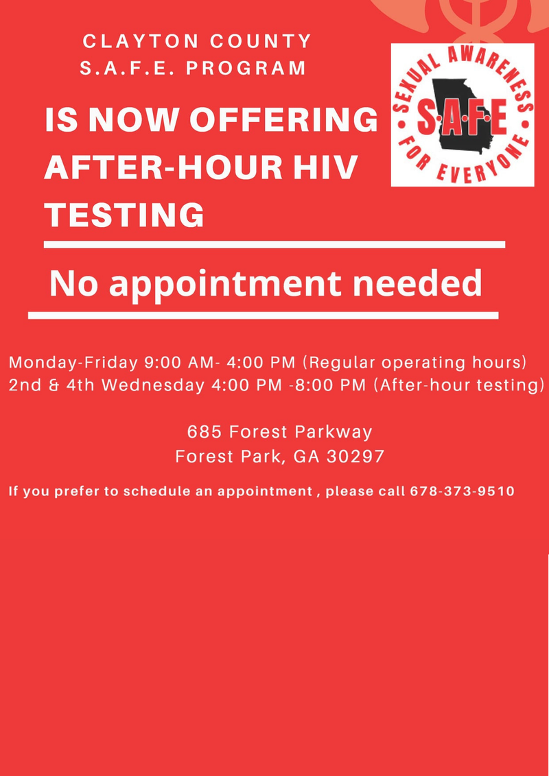 Clayton County HIV testing 