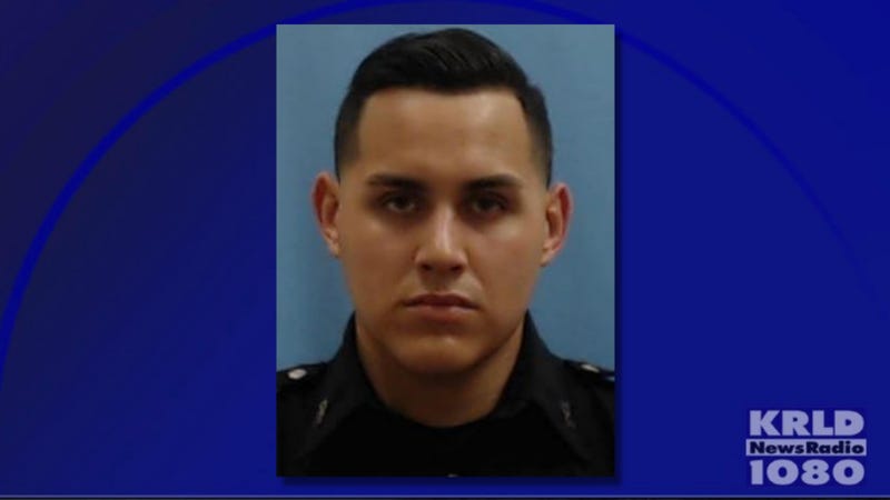 Ofc. Jacob Arellano was killed a crash with a driver who "may have been intoxicated" while on his way to work on Wednesday, Oct. 12, 2022, police say.
