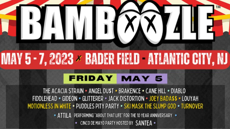 Bamboozle Festival lineup