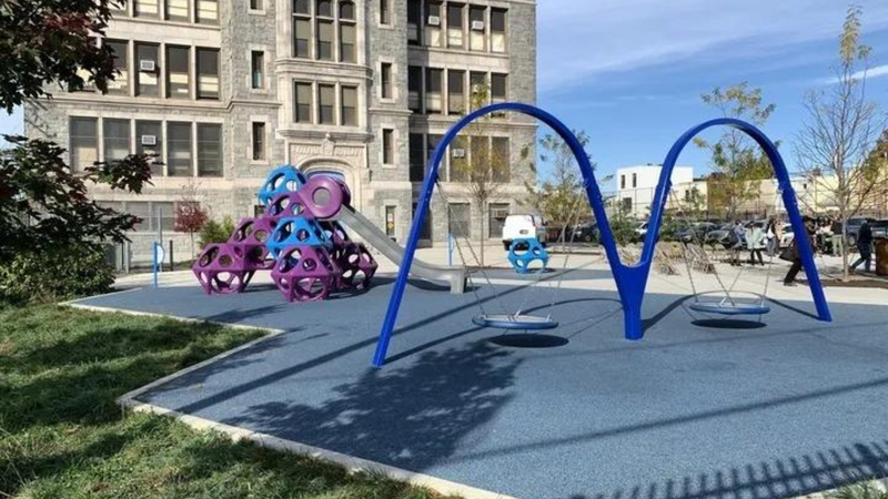 playground at Southwark School pictured on Nov. 6, 2021.
