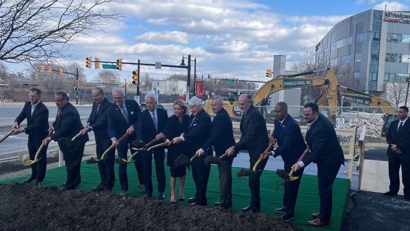 Groundbreaking at Cooper Hospital