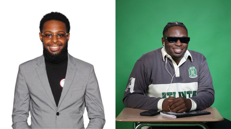(L To R) "Media professional" Chris Smith AKA 2Benjii "Recording Artist" 1029 Tre