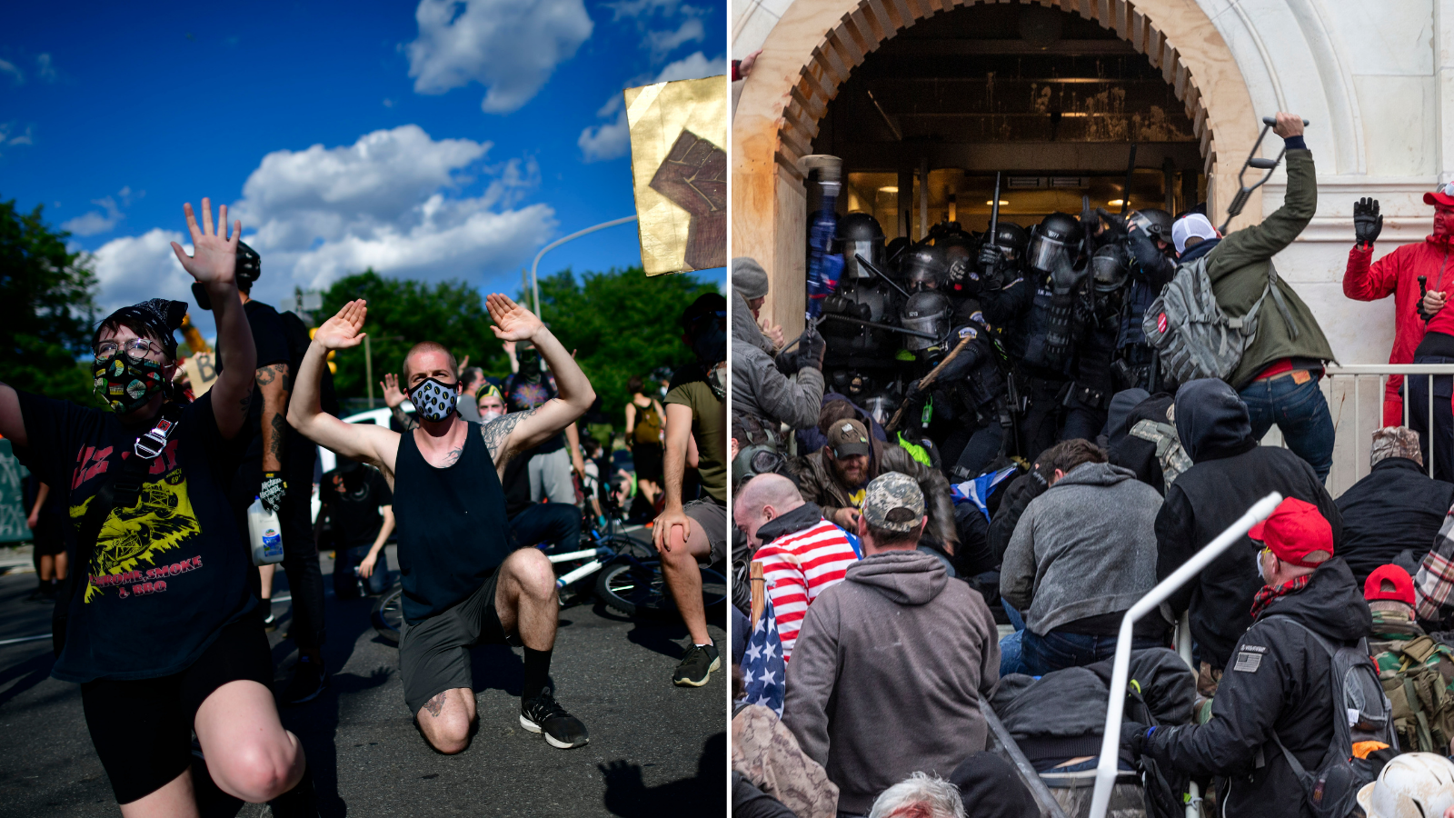 Philadelphia activists call out the racial double standard of the Capitol riots