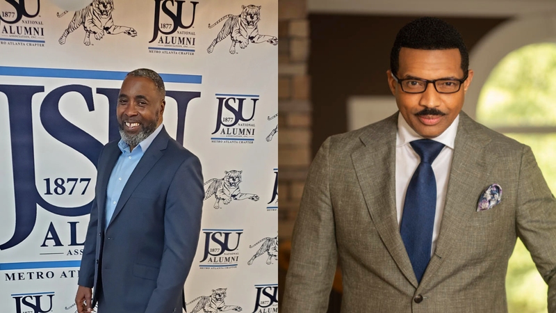 (L To R) "Founder Of Kids R Chef" Alvin Watson "Host Of The Rashad Richey Morning Show" Dr. Rashad Richey
