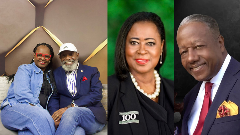 (L To R) "Let's Talk About It With The Turner's" Host Rob & Vickie Turner "licensed real estate professional" Delois Grizzle "former US Marine Corps Sargeant, retired Sr. Certified Consulting I/T" Lewis B. Grizzle,