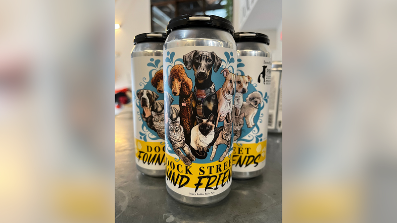Dock Street beer cans