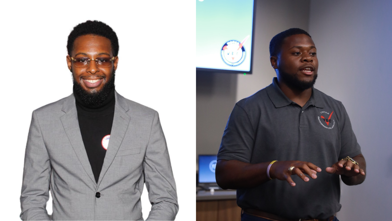 (L To R) "Media Professional" Chris Smith "Executive Director of Voter Empowerment Collaboration" Danny Milam