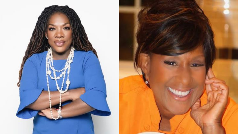 (L To R) "Wake Up With Dee Morning Show" Host Dr. Dee Dawkins- Haigler "Owner Of Delilah’s Everyday Soul" Auntie Delilah