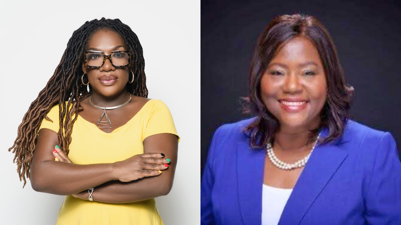 (L TO R) "Wake Up With Dee Morning Show" Host Dr. Dee Dawkins Haigler "Senior Vice President for Public Policy and Government Affairs at March of Dimes" Stacey Y. Brayboy