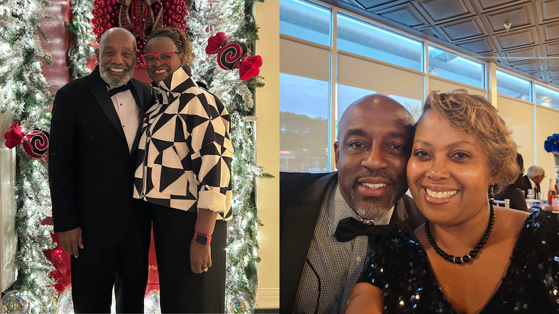 (L TO R) "Let's Talk About It With The Turner's" Host The Turners "Married Couple" Romaldo (Tony) Hughes and Kimberly Hughes