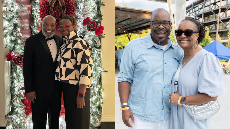 (L TO R) "Let"s Talk About It With The Turners" Host The Turners "Couples Cafe Guest" Nadra & Louis