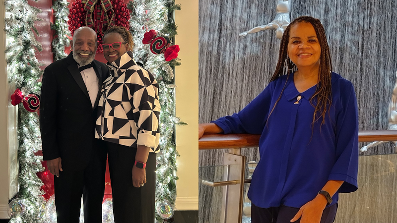 (L TO R) "Let's Talk About It With The Turners" Host The Turners "seasoned retiree" Deborah Parson