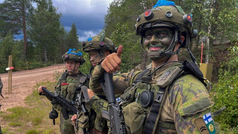 Finnish military training