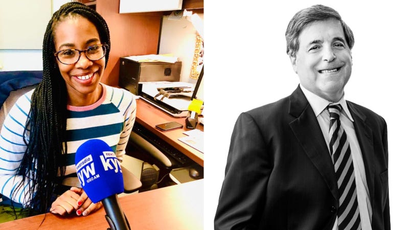 Jasmine Sessoms (L) and Larry Ceisler (R)