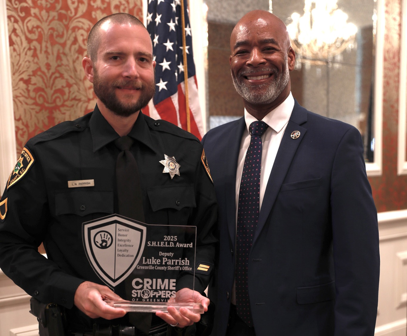 Presentation of the S.H.I.E.L.D Award to Deputy Luke Parrish