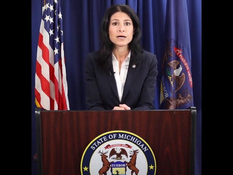 Attorney General Dana Nessel addresses charges against "false electors"