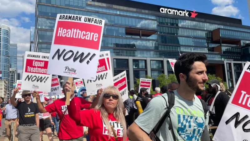 Aramark workers