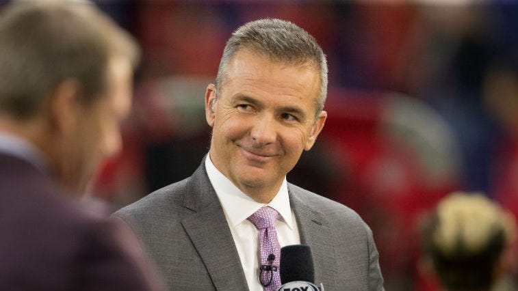 Urban Meyer in Owner's Box for Redskins-Eagles