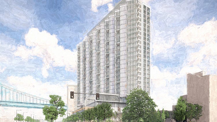 A major mixed-use development is coming to the Delaware Riverfront