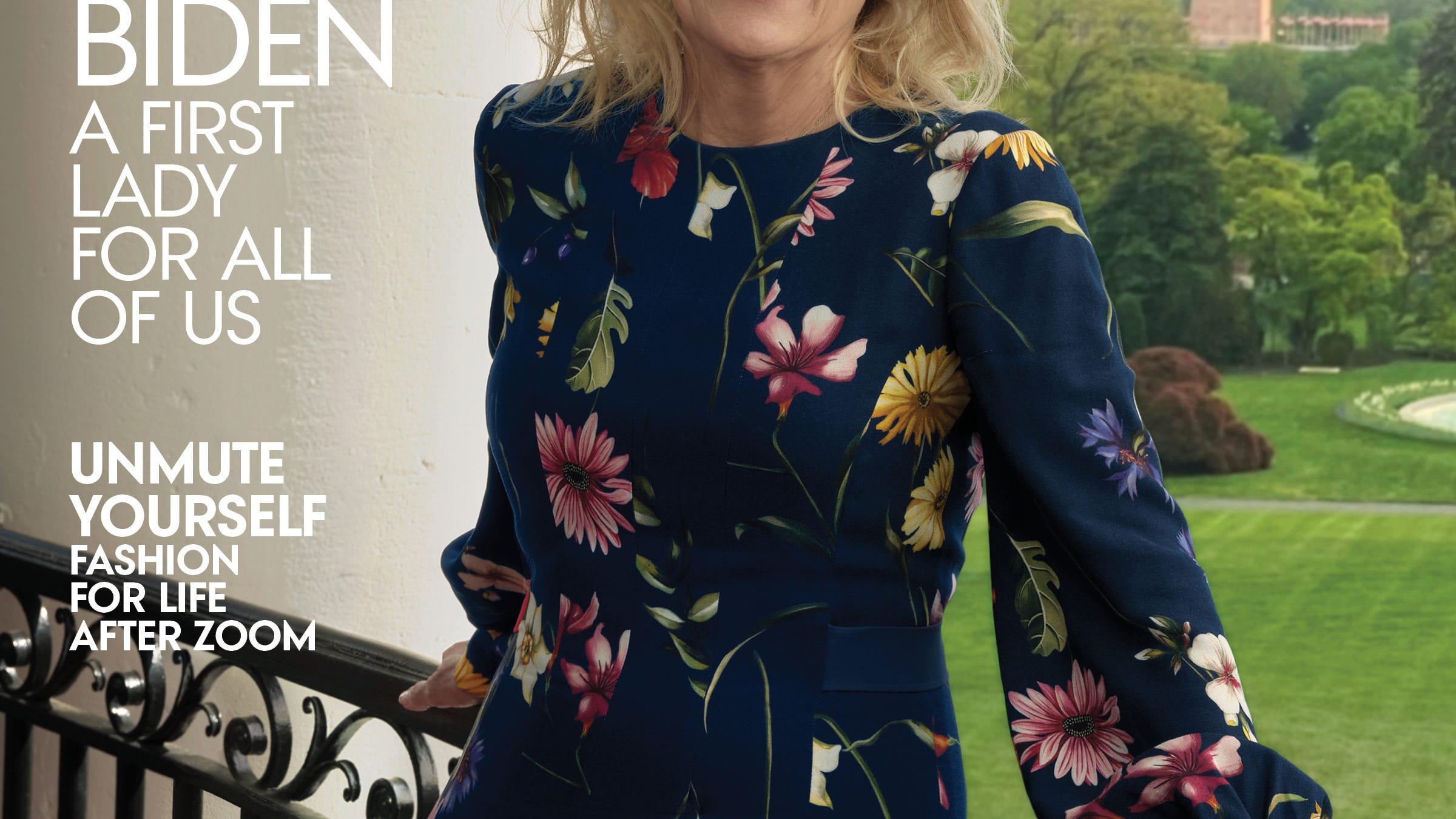 STRIKE A POSE: Jill Biden, shot by Annie Leibovitz, is Vogue's latest cover