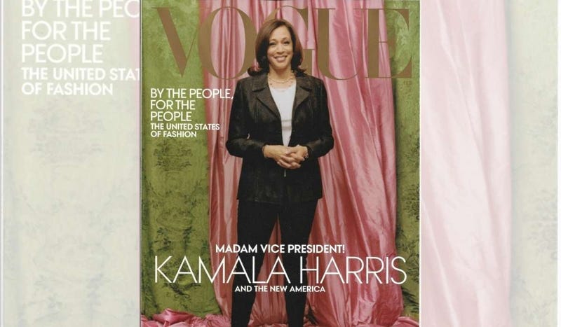 Vice president-elect Kamala Harris on the cover of Vogue's February 2021 issue.