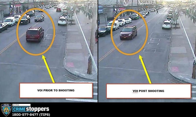 Van sought after teen, 3 men shot on Brooklyn street