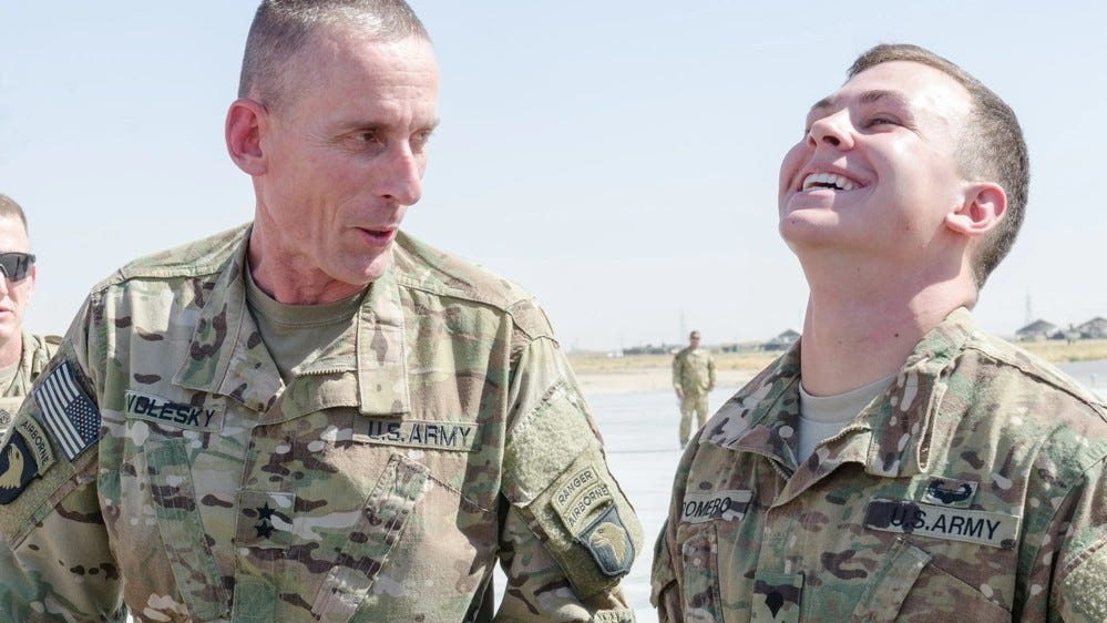 Retired Army general suspended from mentoring gig after allegedly mocking First Lady