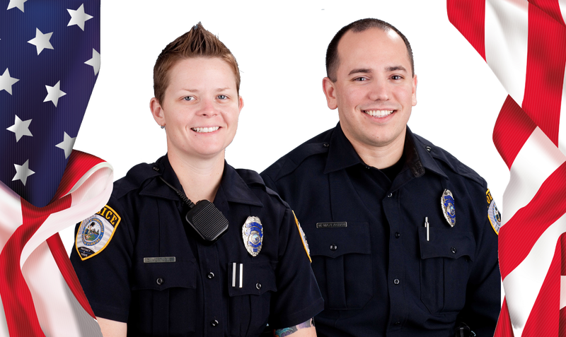 Det. Donna Montague and Det. Mikel Mazlaghani