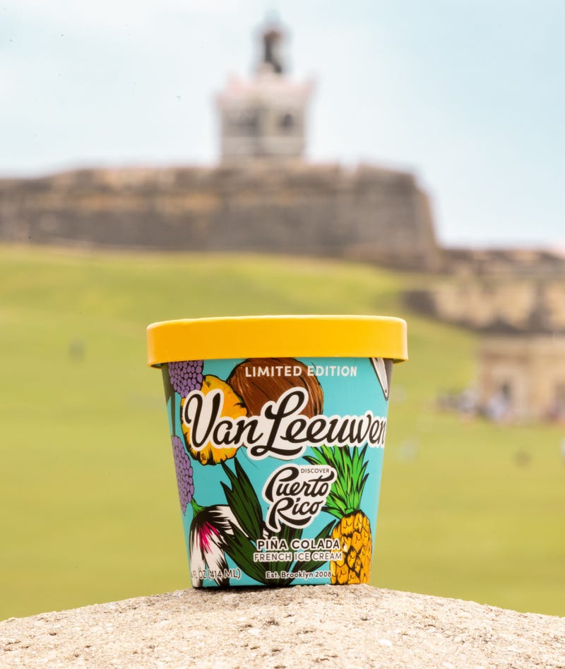 Discover Puerto Rico and Van Leeuwen have collaborated on an exclusive Piña Colada ice cream flavor featuring packaging designed by Puerto Rican artist Cristina Muñoz Laboy.