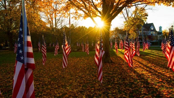 Veterans Day events around Washington, including at Arlington and National Mall