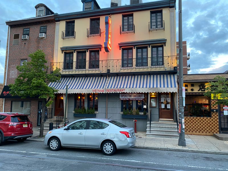 View of Vietnam Restaurant in Chinatown from 11th Street