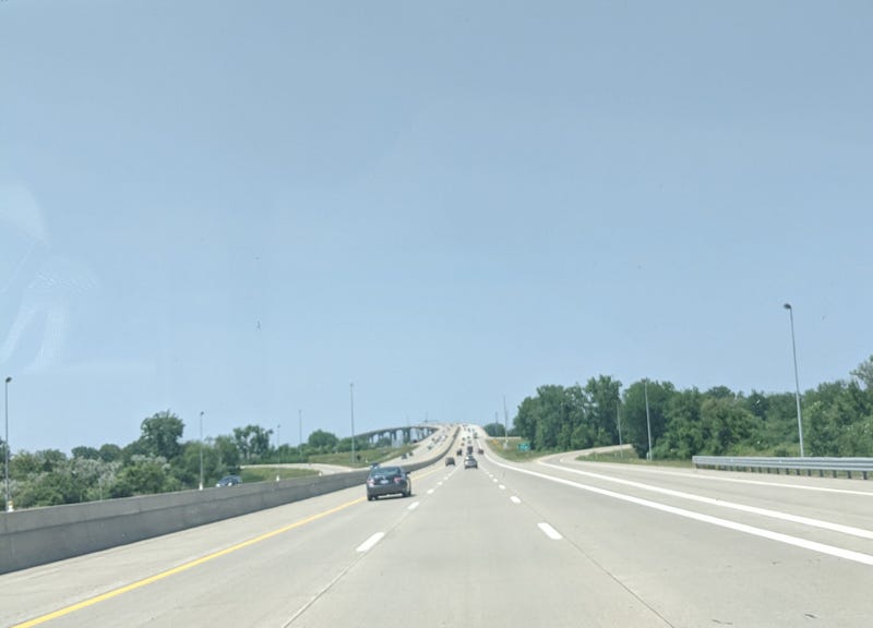 Traffic in Michigan freeway