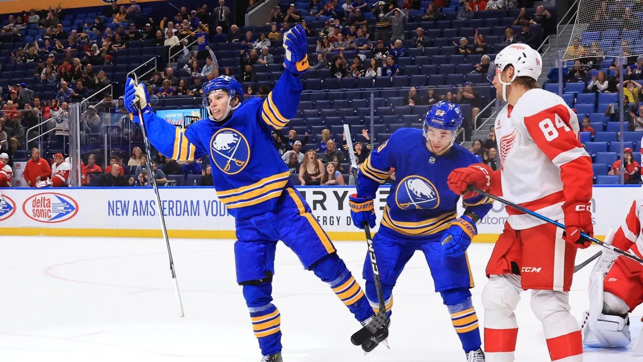 Sabres end preseason with overtime victory against Detroit