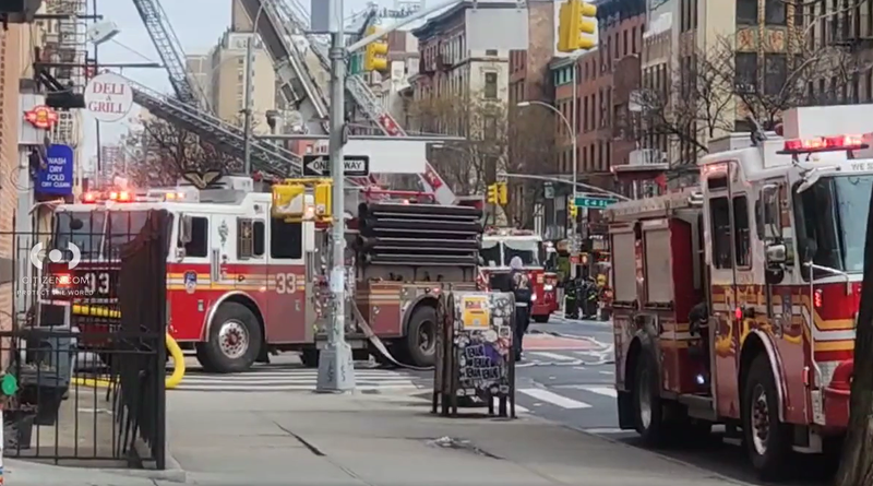 Sixty fire and EMS personnel responded to the scene just after 10:20 a.m.