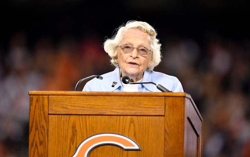 Bears matriarch Virginia McCaskey in 2018