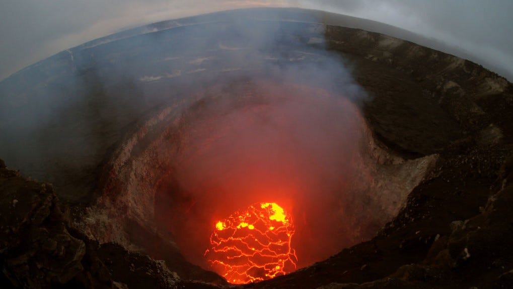 Man dies after falling out of viewing area into Hawaii's active Kilauea volcano