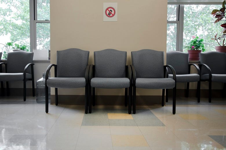 Waiting room chairs