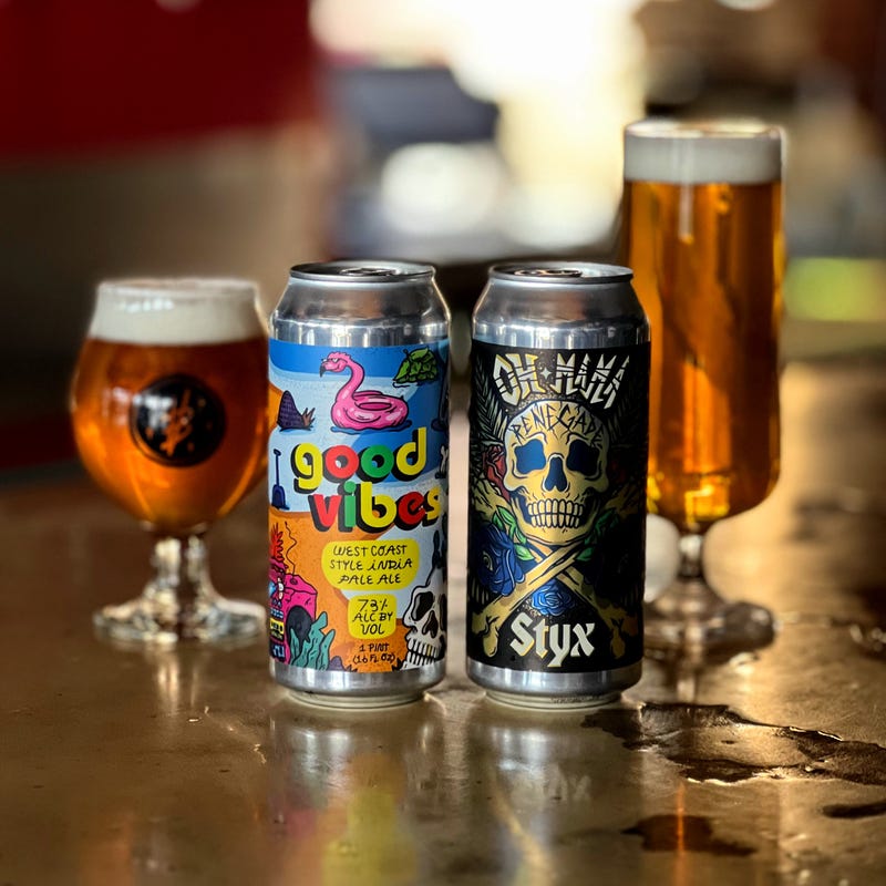 Voodoo Brewing Co. good vibes and Oh Mama (as listed please) - available at the bar!