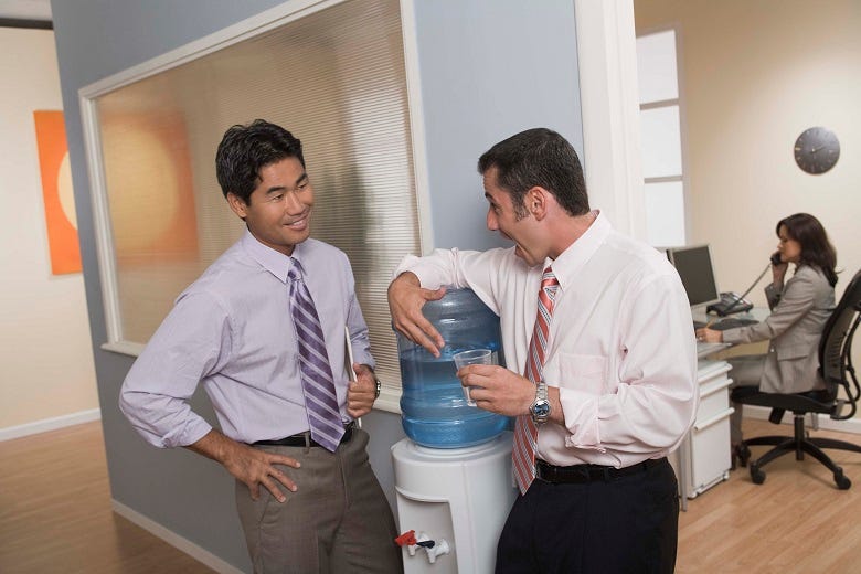 talking around the water cooler