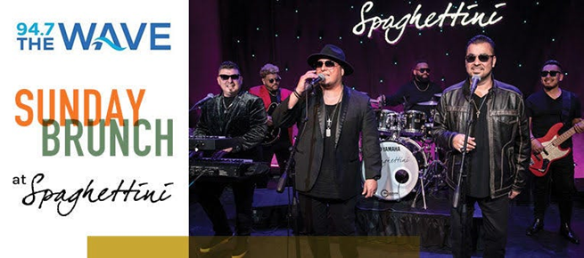 The Wave’s Sunday Brunch at Spaghettini 2023-2024