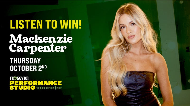 See MacKenzie Carpenter Live @ Froggy 101