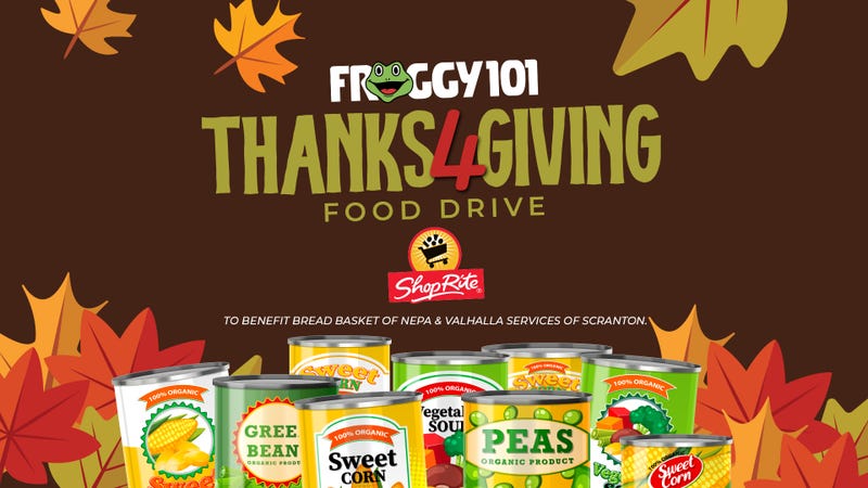 Froggy 101's Thanks For Giving Food Drive 2024