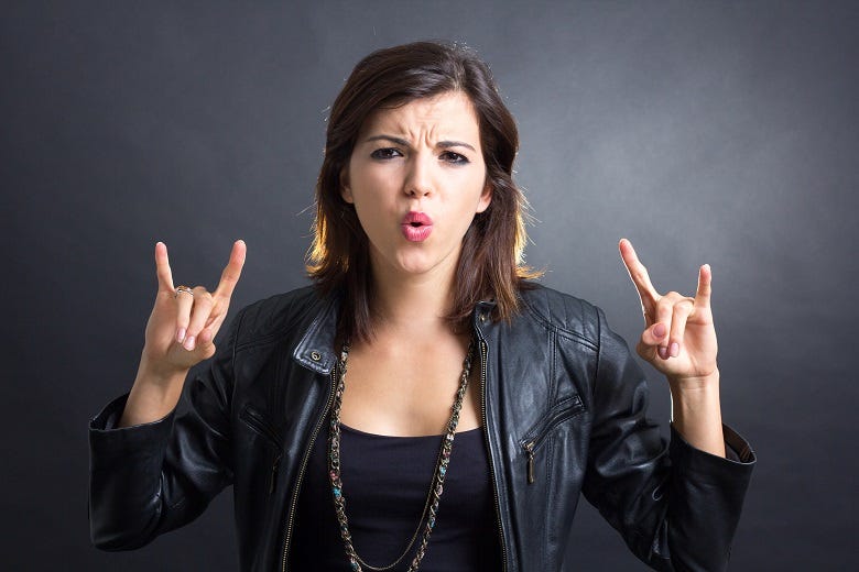 woman whistling