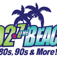 102.7 The Beach logo