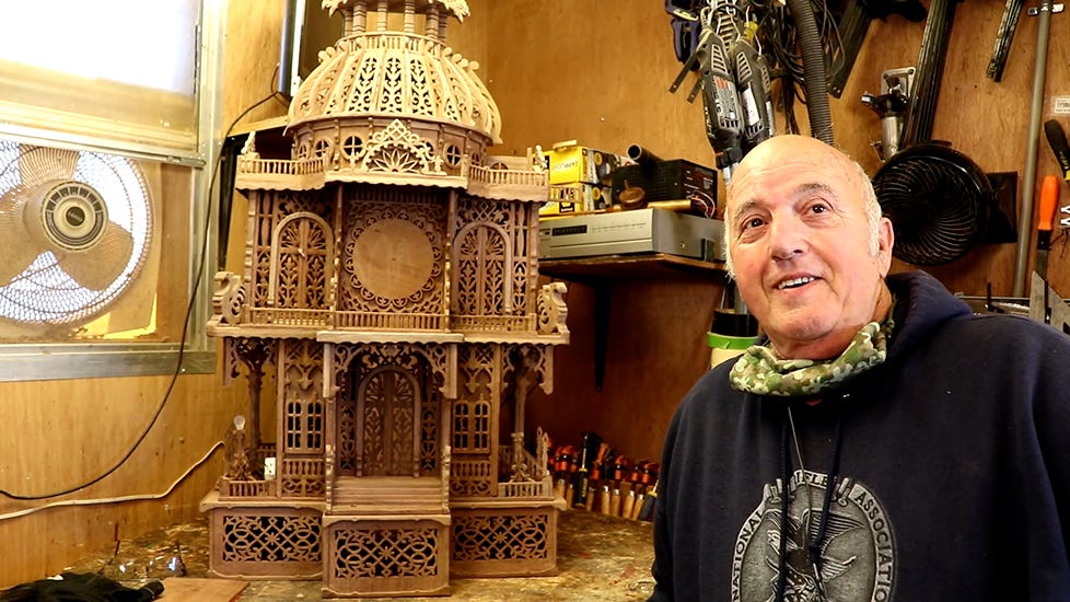 Mistakenly declared dead in Vietnam, this Army vet is now a talented woodcarver