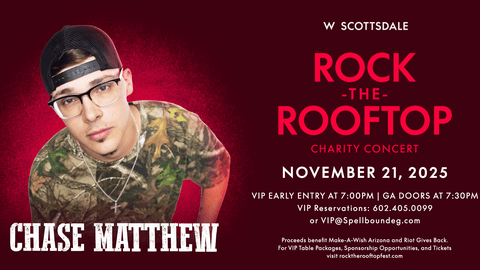 Rock The Rooftop Charity Concert with Chase Matthew!