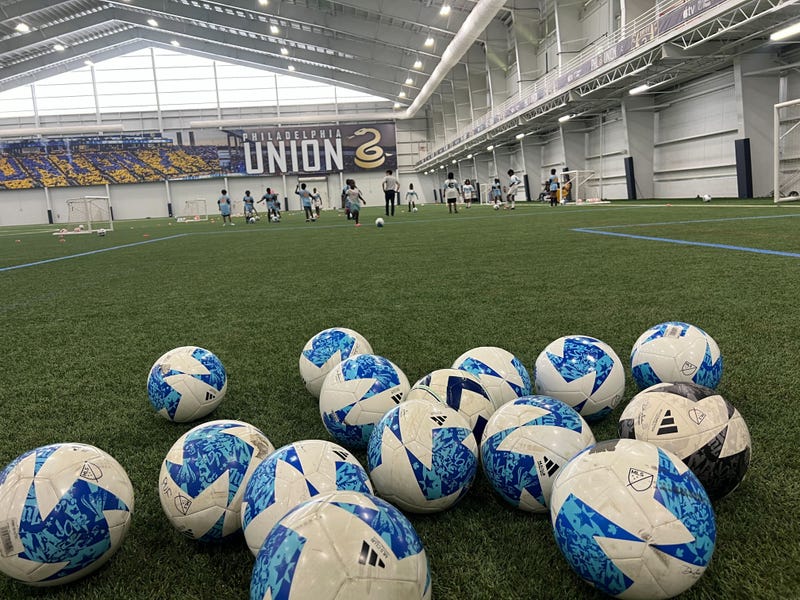 The indoor field at the new WSFS Sports Complex.