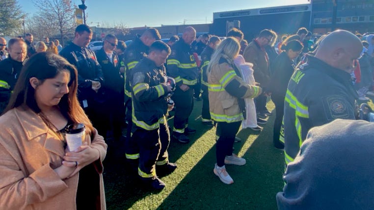Firefighters walk across North Texas to honor fallen heroes