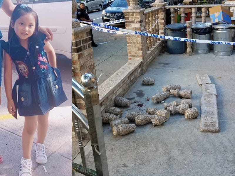 Alysson Pinto-Chaumana, 5, was killed when a wall collapsed on her in 2019. The responsible contractor was sentenced to six months in prison and five years' probation, prosecutors announced on Wednesday.
