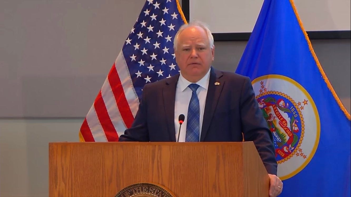 Walz announces two-year budget proposal which would include rebate checks